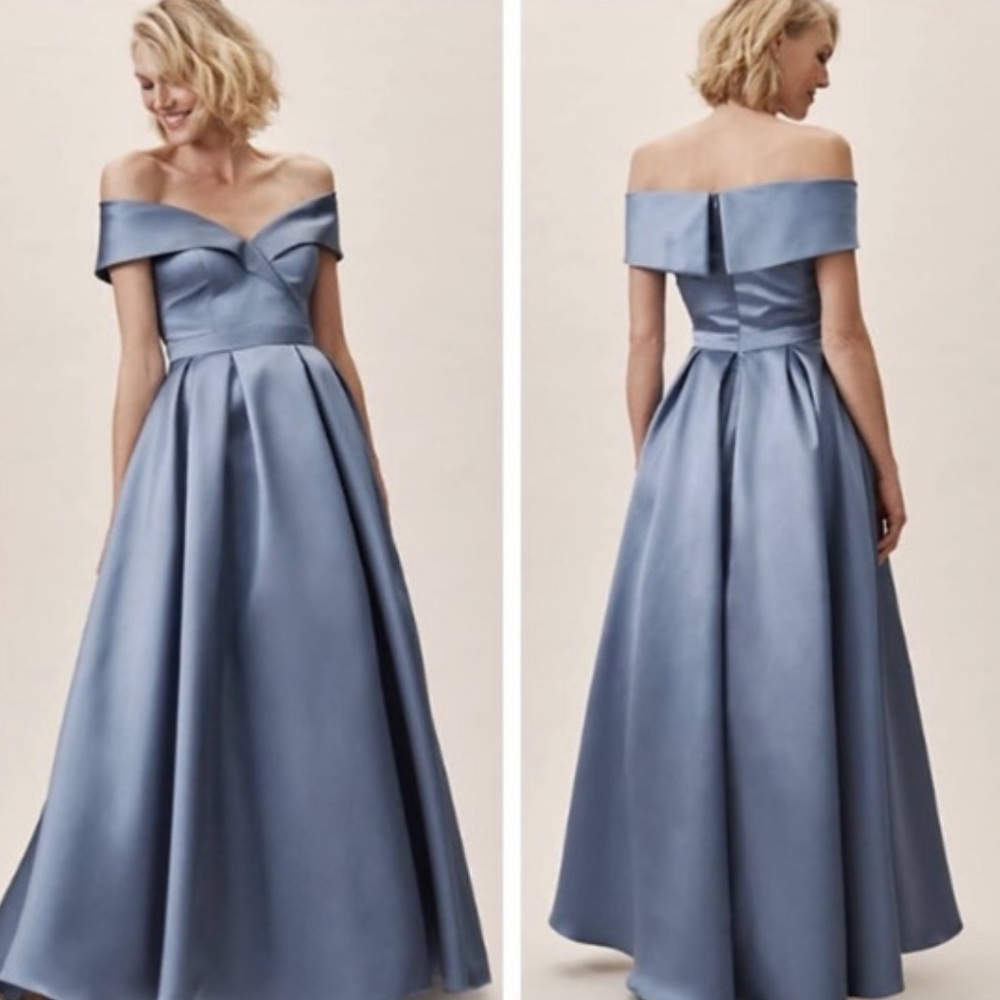 BHDLN Blue Off The Shoulder Camryn Gown